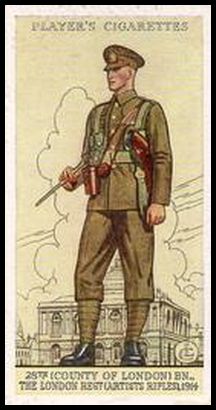30 28th (County of London) Bn. The London Regiment (Artists Rifles) 1914